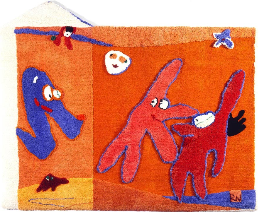 Artist Riitta Nelimarkka’s artwork An Outsider Camus, from series OCEANIA, 1990.