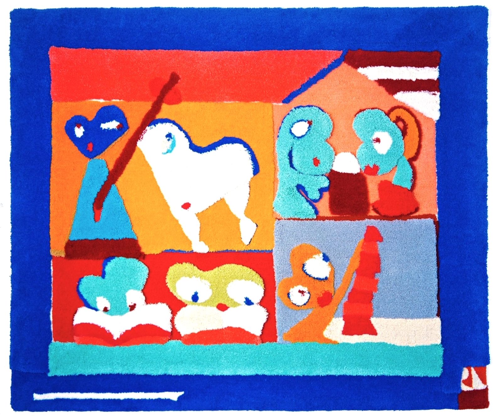 Artist Riitta Nelimarkka’s artwork Former busy ones, present spirits, 2000.