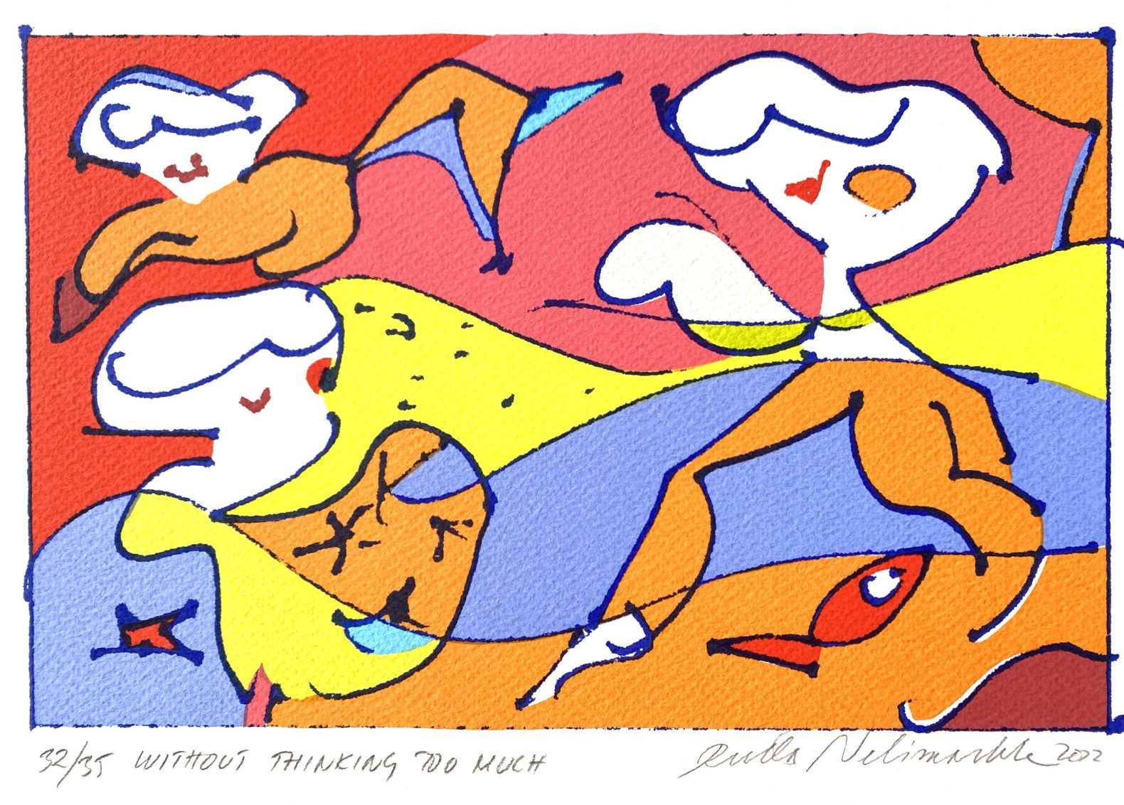 Riitta Nelimarkka's artwork Without thinking too much, 2012.